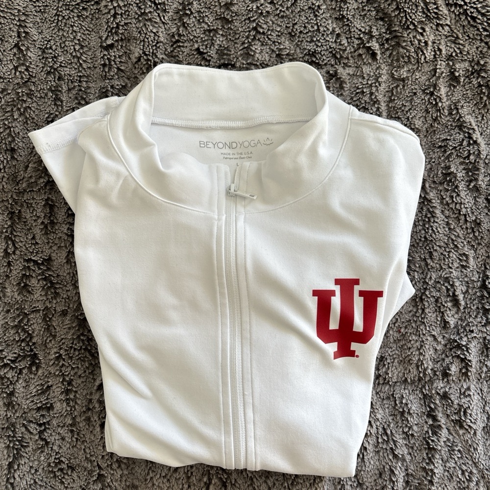 Beyond Yoga Indiana University Zip-Up